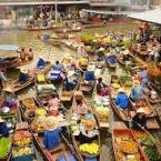 Floating Markets of Damnoen Saduak Cruise Half-Day